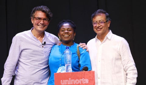 Alejandro Gaviria, Francia Márquez y Gustavo Petro