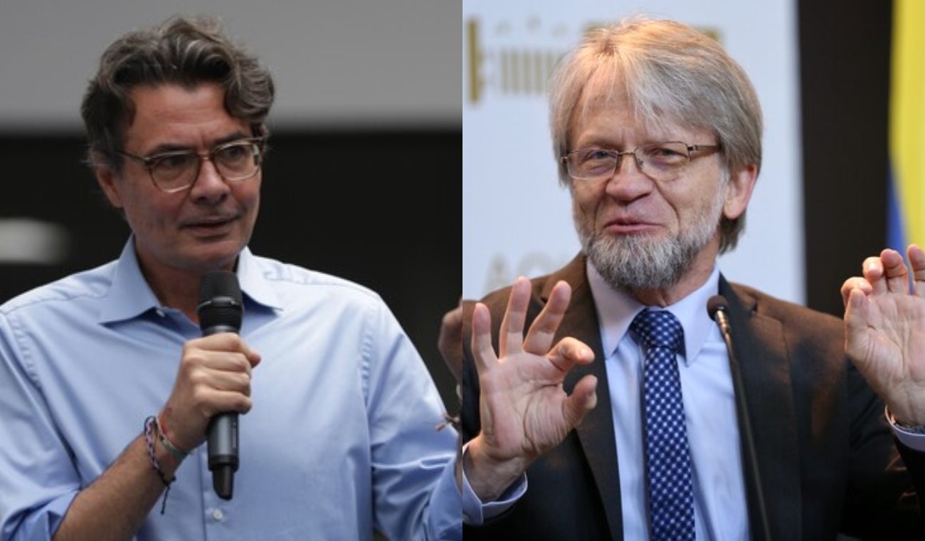 Alejandro Gaviria y Antanas Mockus