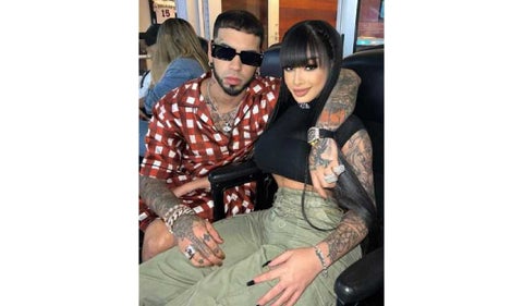 Anuel AA y Yailin