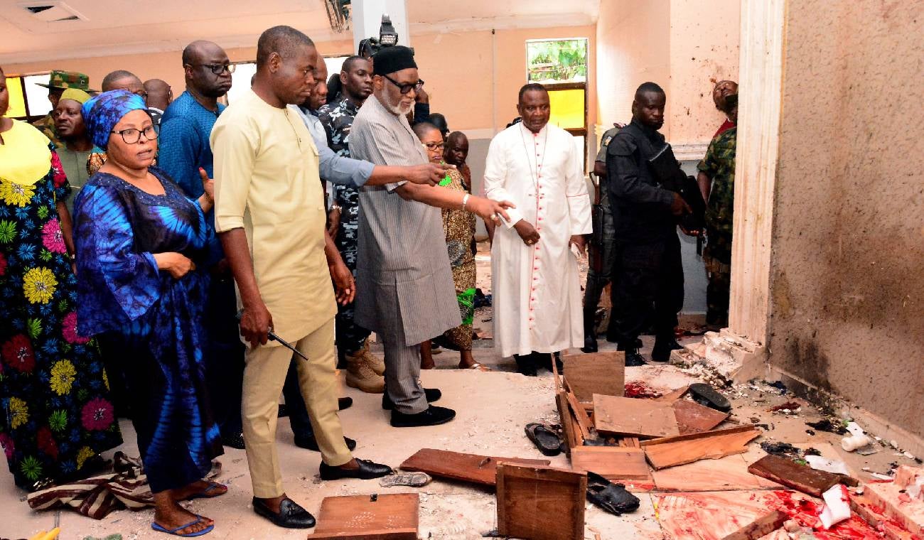 Ataque a iglesia católica en Nigeria