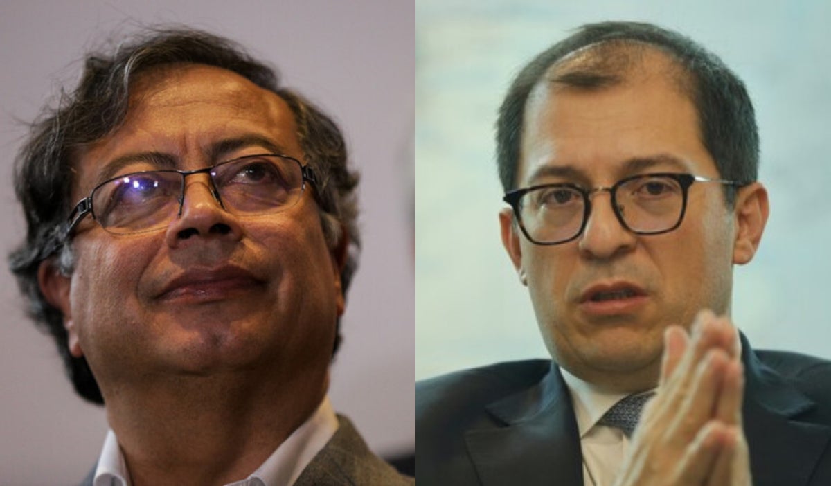 Gustavo Petro y Francisco Barbosa