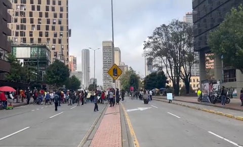 Bloqueos en carrera Séptima por manifestaciones: tome nota a desvíos