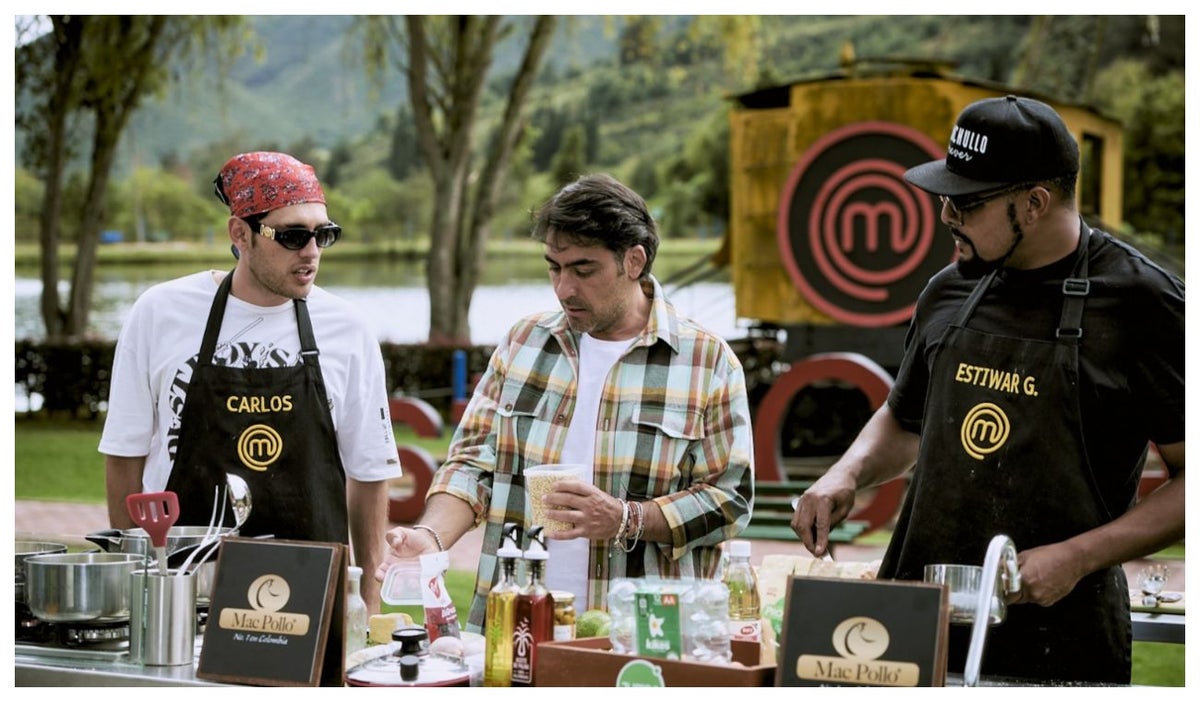 Carlos Báez y Estiwar G en MasterChef