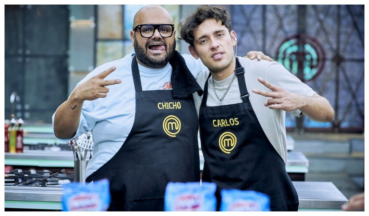 Chicho y Carlos Báez en Masterchef