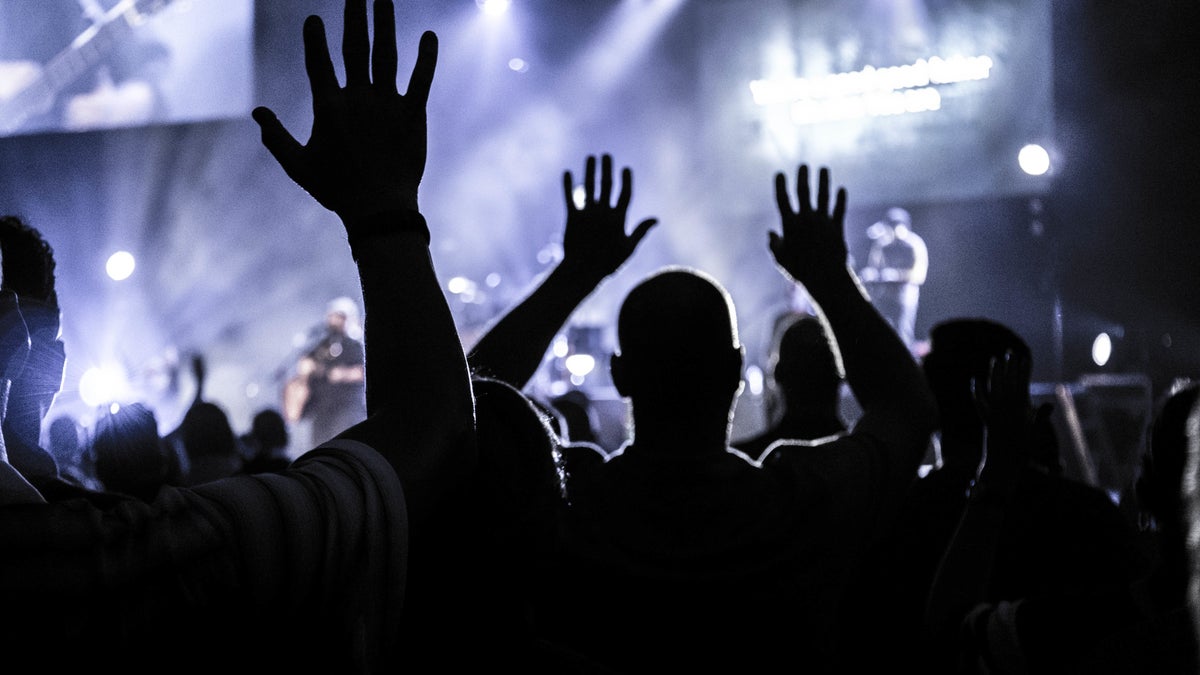 Público en un concierto musical