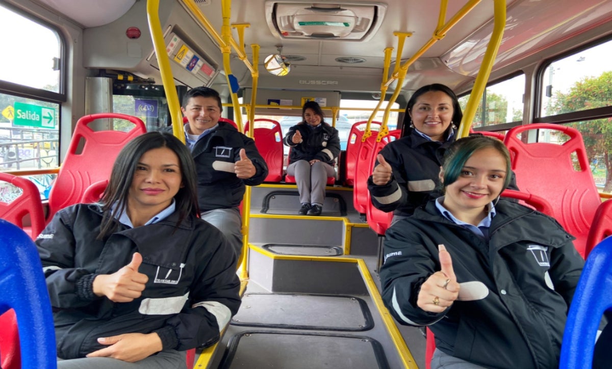 Conductoras de ruta del SITP