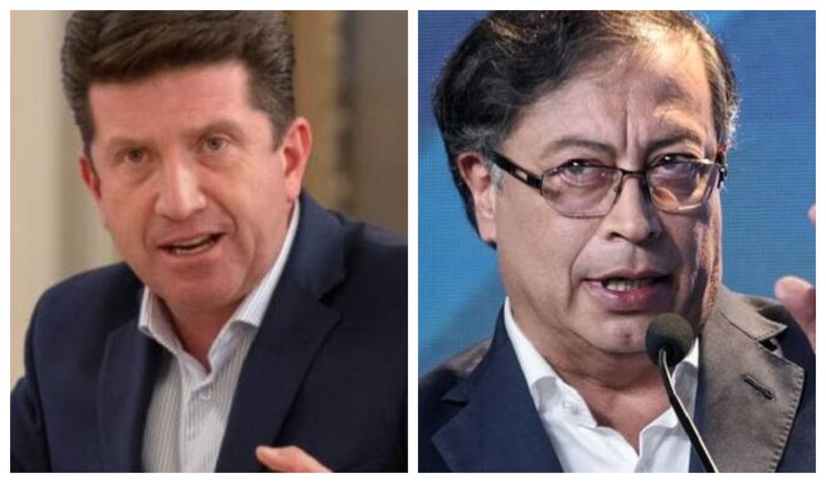 Diego Molano y Gustavo Petro