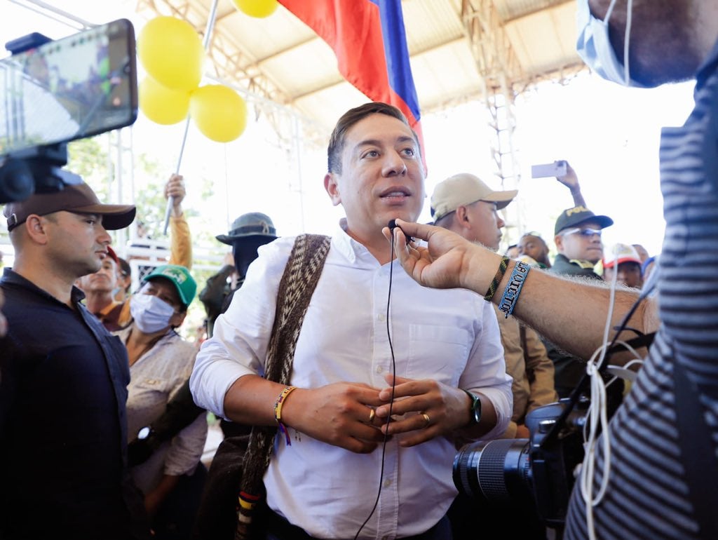 Carlos Amaya en Vichada junto a Rodolfo Hernández