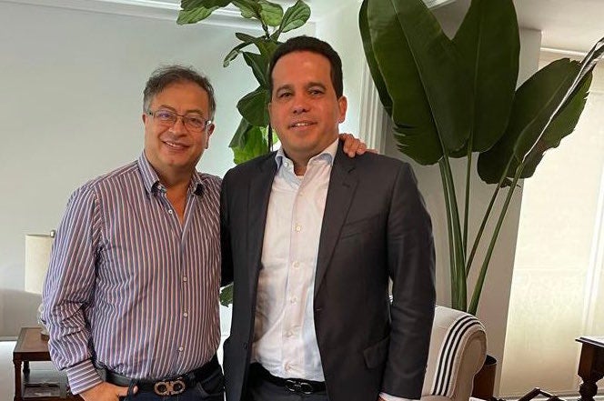 Carlos Trujillo y Gustavo Petro