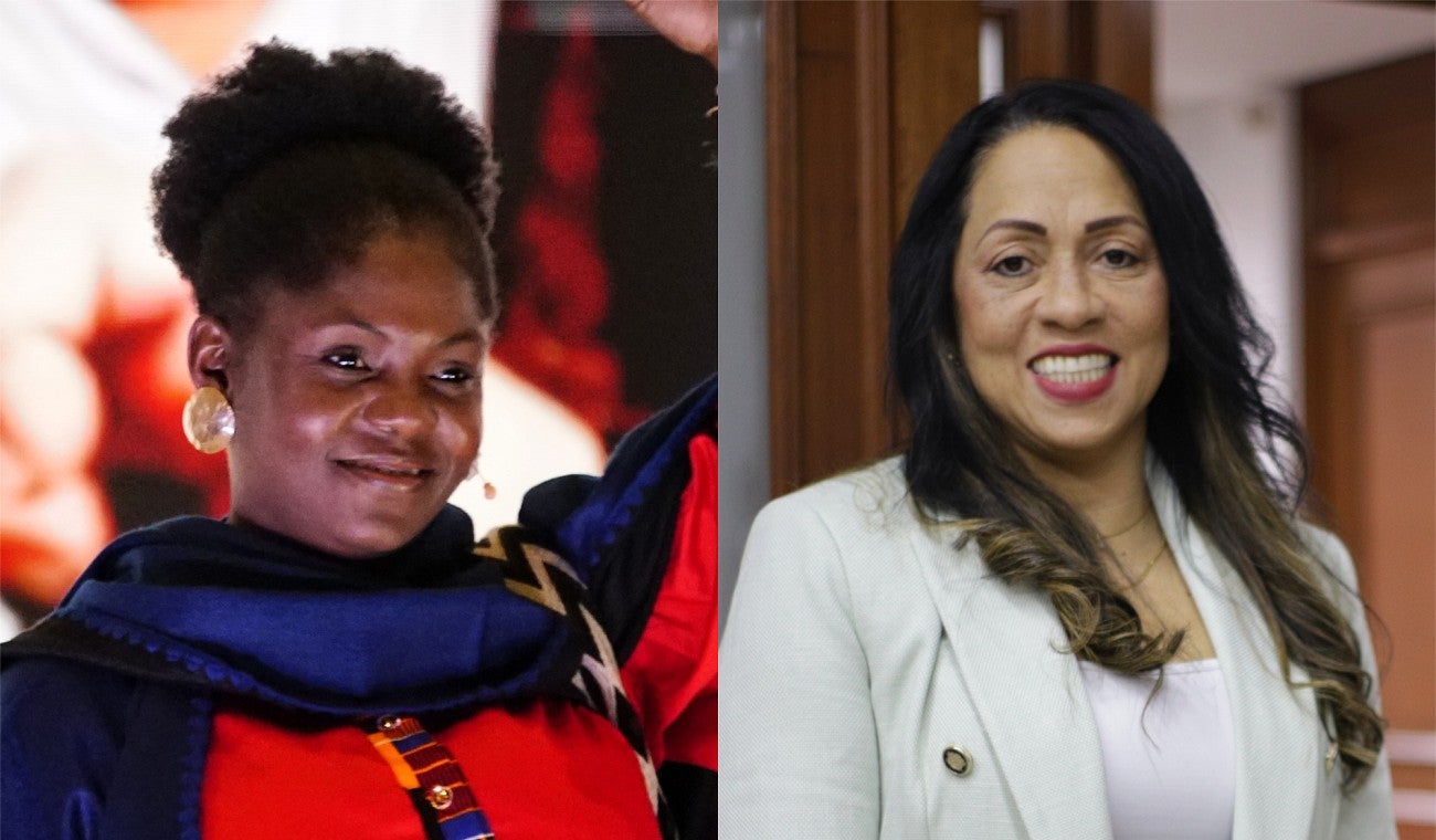 Francia Márquez y Marelen Castillo