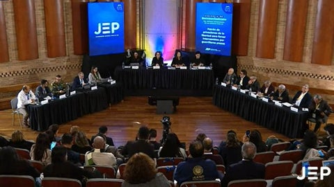 Audiencia de exFarc en la JEP