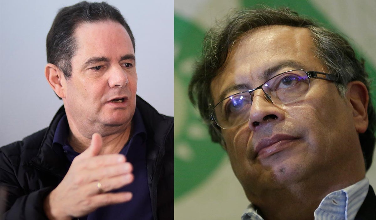 Germán Vargas Lleras y Gustavo Petro