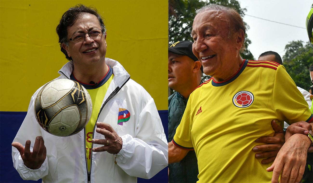 Gustavo Petro y Rodolfo Hernández, candidatos a la presidencia