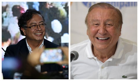 Gustavo Petro y Rodolfo Hernández