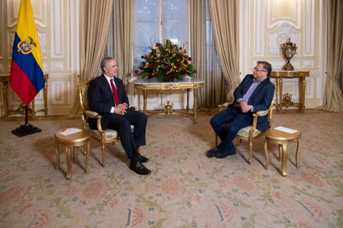 Iván Duque y Gustavo Petro