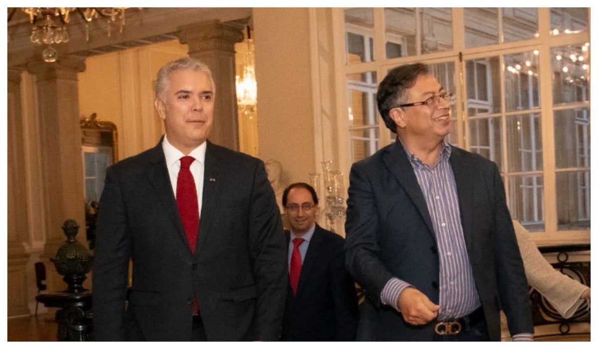 Iván Duque y Gustavo Petro