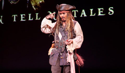 Jack Sparrow, personaje de Los Piratas del Caribe