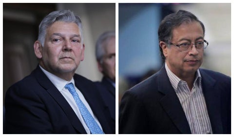 Jaime Alberto Cabal y Gustavo Petro
