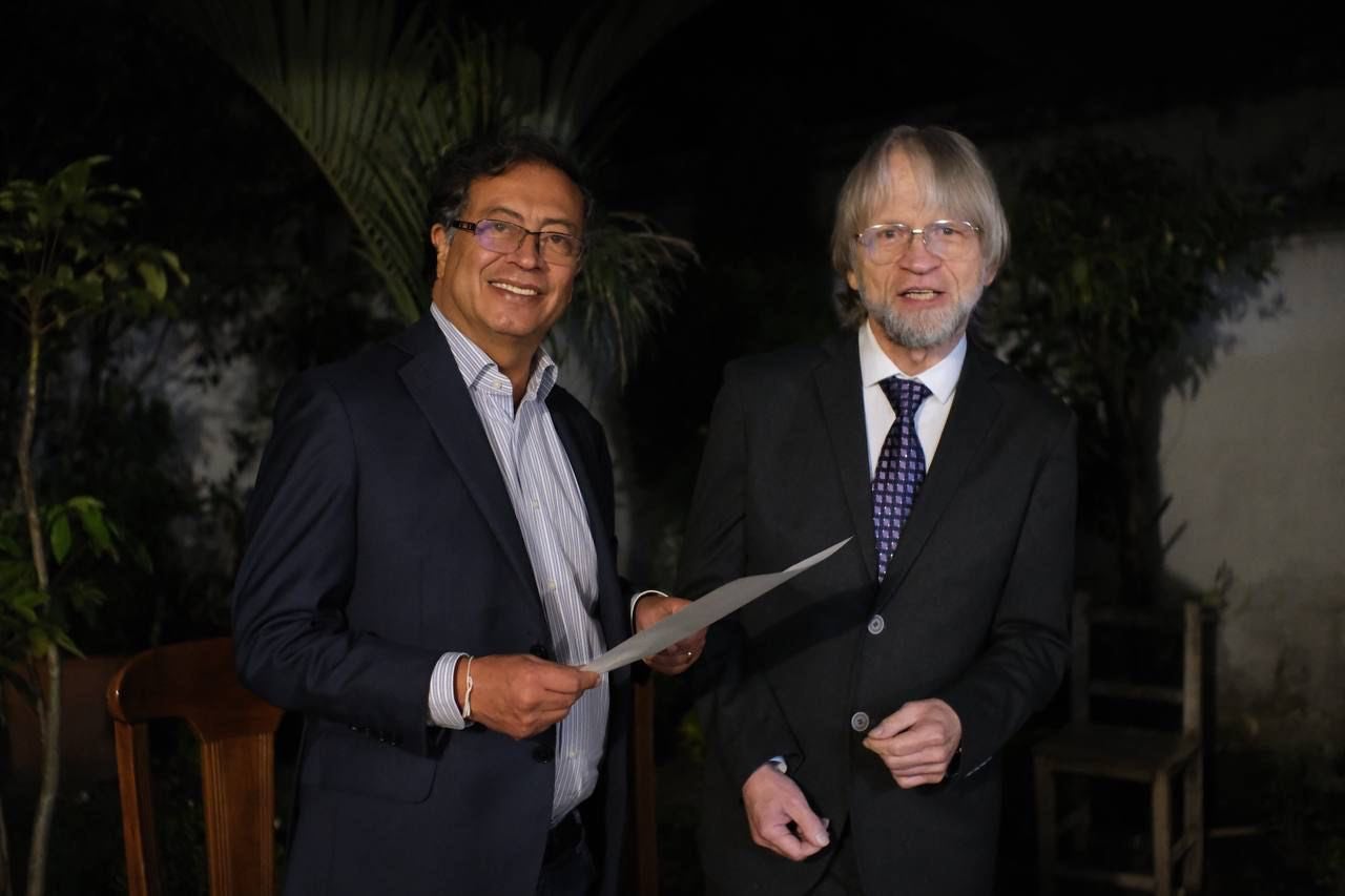 Antanas Mockus y Gustavo Petro