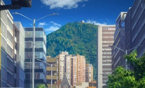 Monserrate en serie de anime