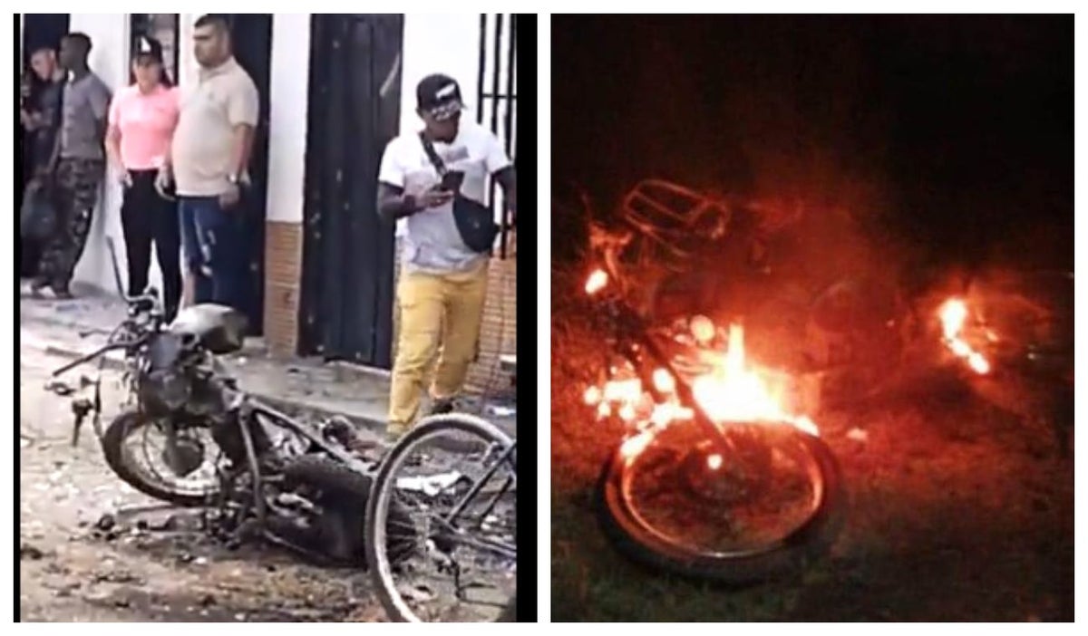 Moto bomba en Corinto, Cauca