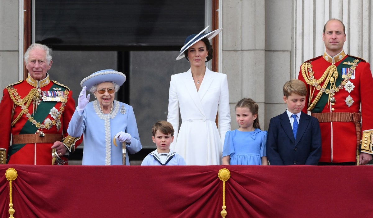 Reina Isabel en la celebración de sus 70 años en el trono