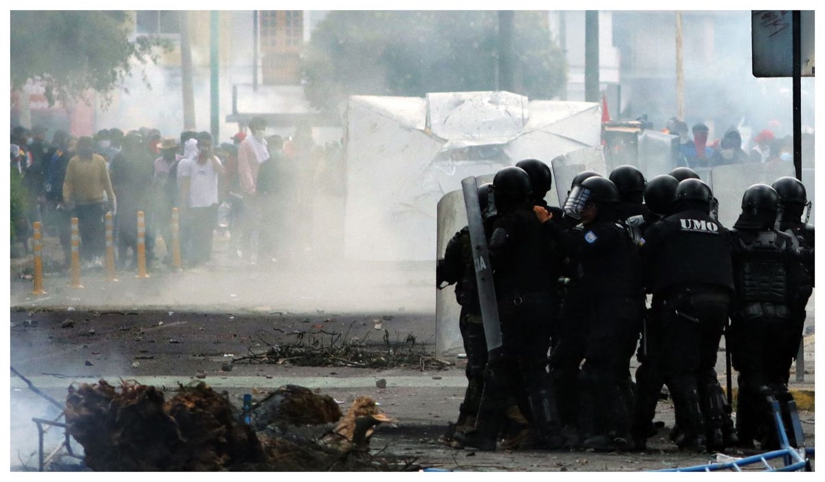 Protestas en Ecuador