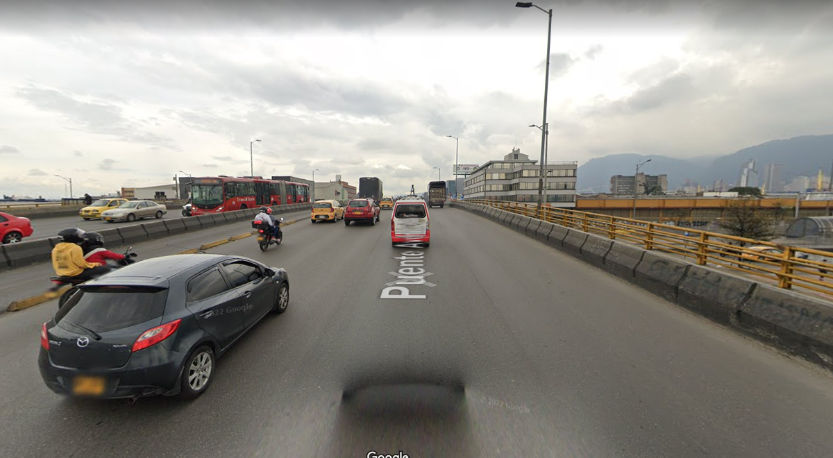 Cierre en puente vehicular de la Calle 13