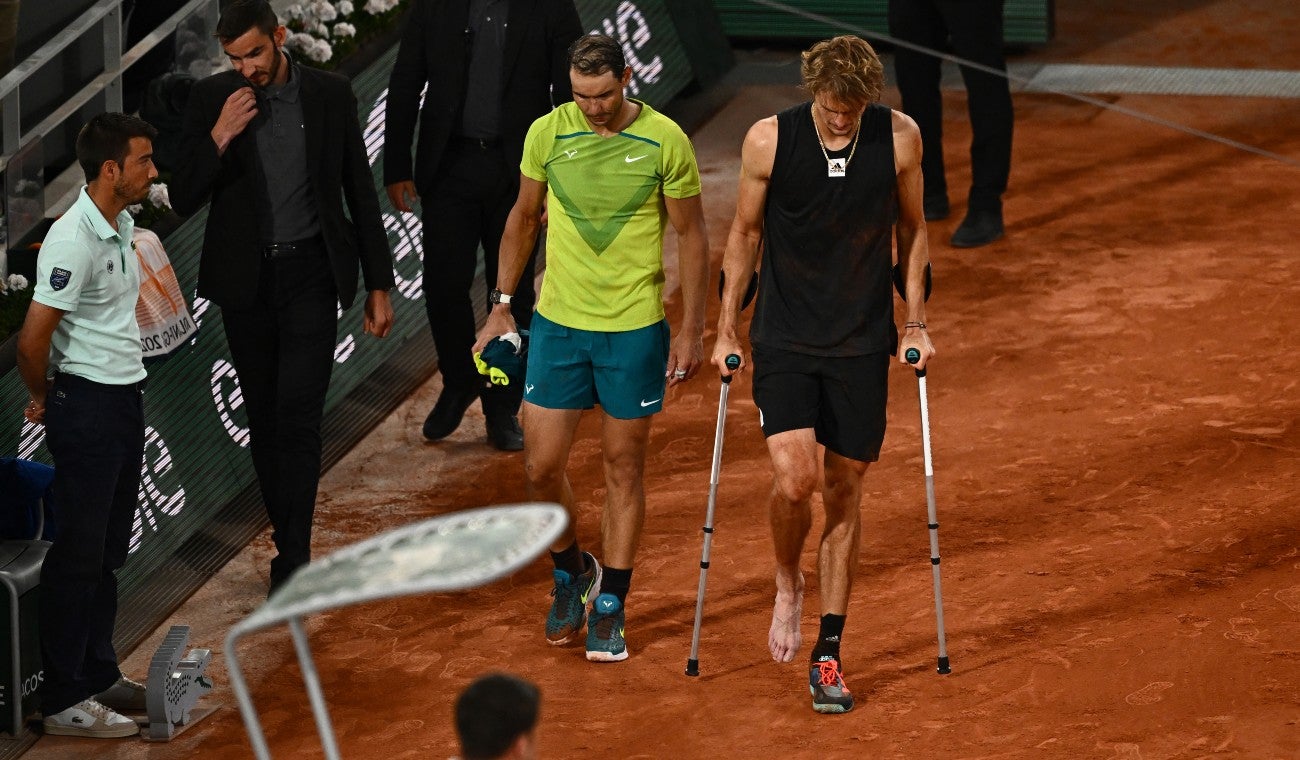 Rafael Nadal y Alexander Zverev