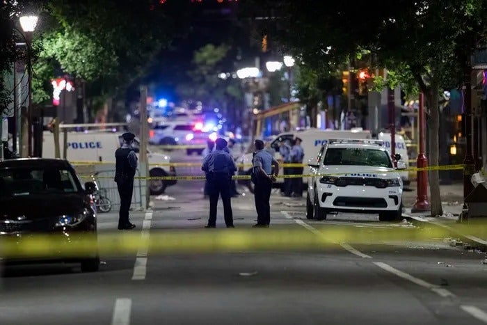 Tiroteo en Filadelfia dejó tres muertos y once heridos.