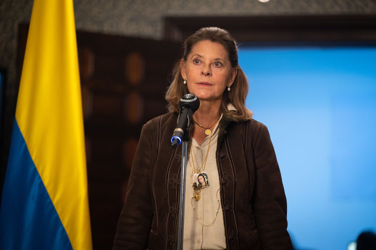 La vicepresidenta y Canciller, Marta Lucía Ramírez