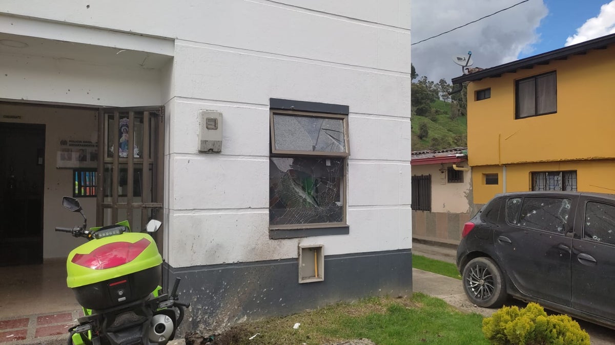 Ataque con explosivo a estación de policía de Belmira