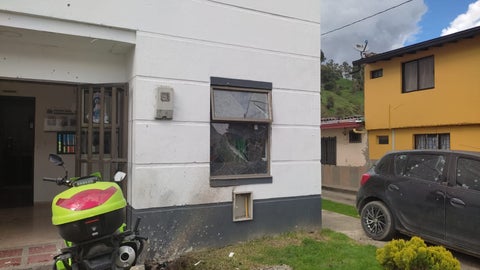 Ataque con explosivo a estación de policía de Belmira