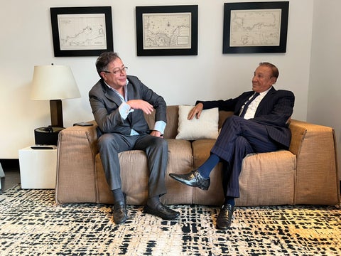 Rodolfo Hernández y Gustavo Petro