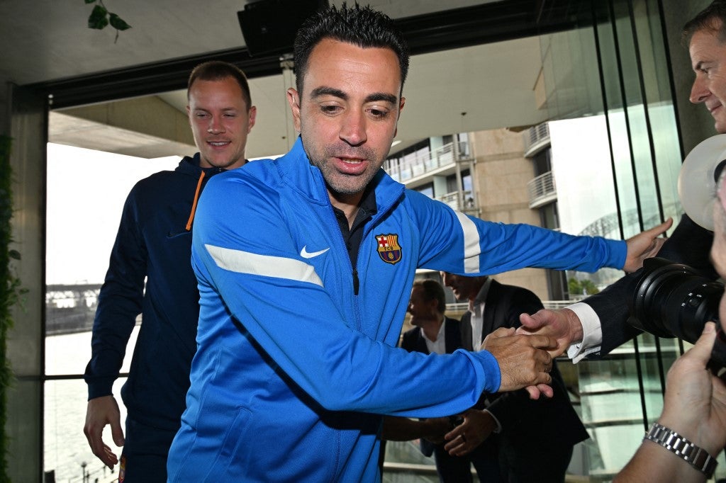 Xavi Hernández, técnico del FC Barcelona