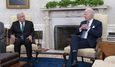 Andrés Manuel López Obrador y Joe Biden