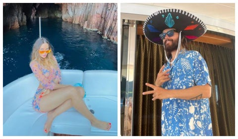 Belinda y Jared Leto
