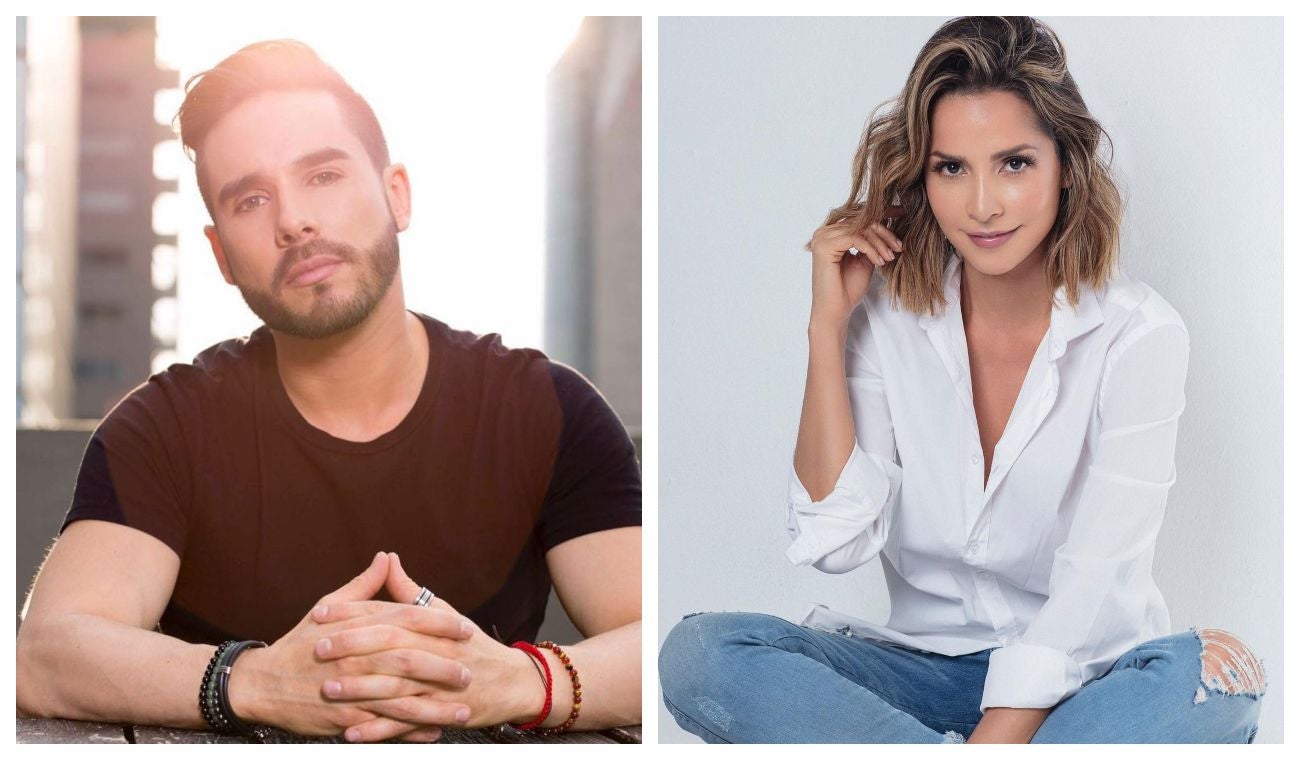 Carmen Villalobos y Sebastián Caicedo