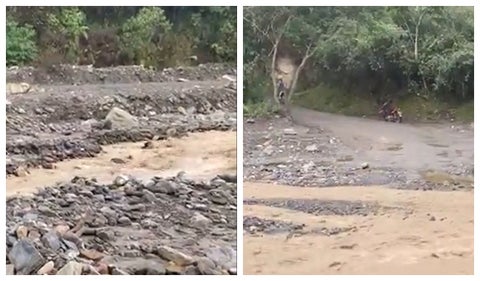 Comunidades de Onzaga, Santander piden al Invías que arreglen vía