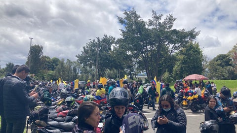 Movilizaciones de los 'moteros'