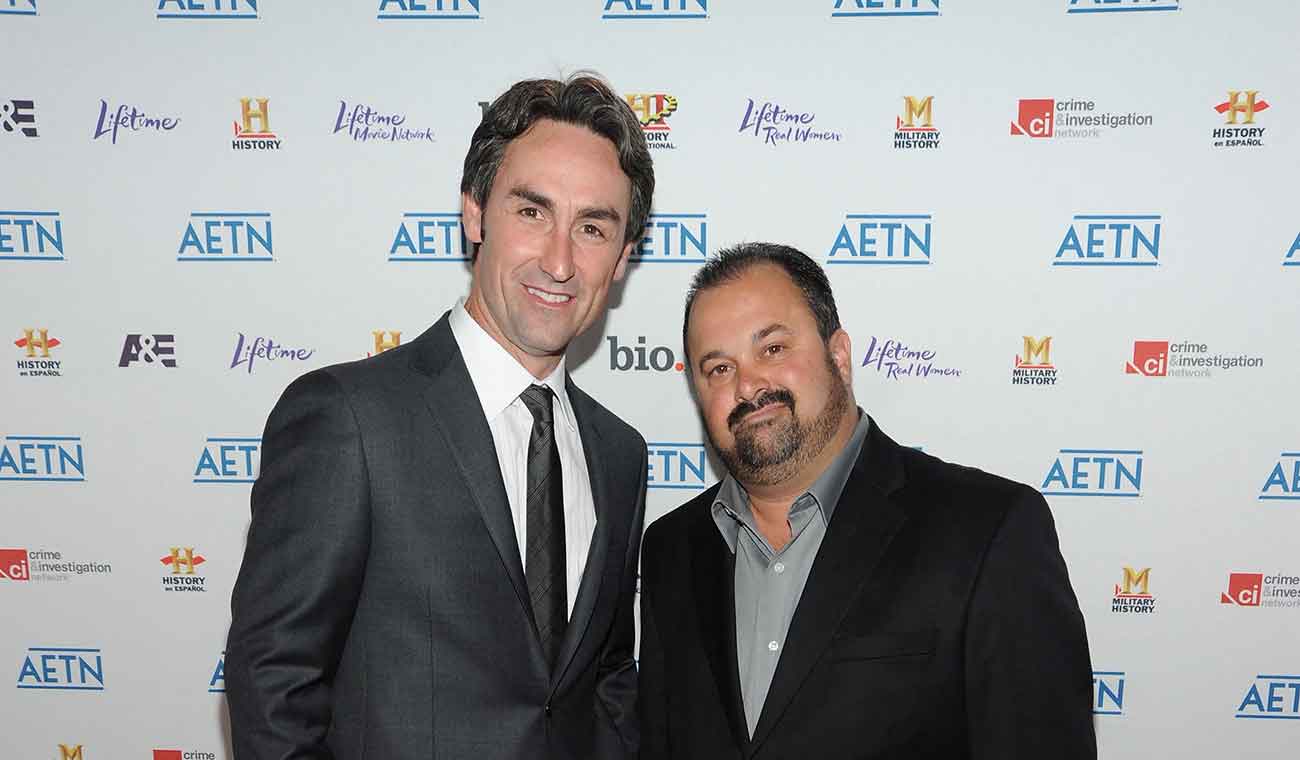 Mike Wolfe y Frank Fritz, protagonistas del show "Cazadores de tesoros"