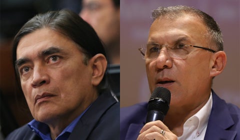 Gustavo Bolívar y Roy Barreras