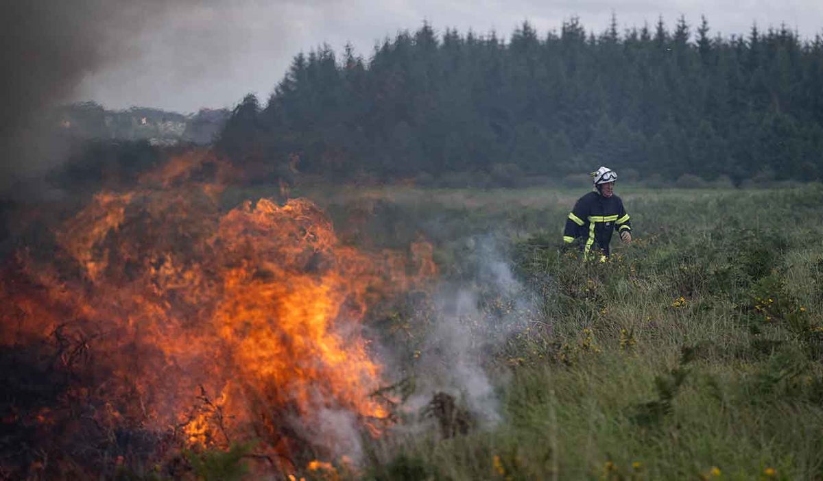 Incendio en Europa