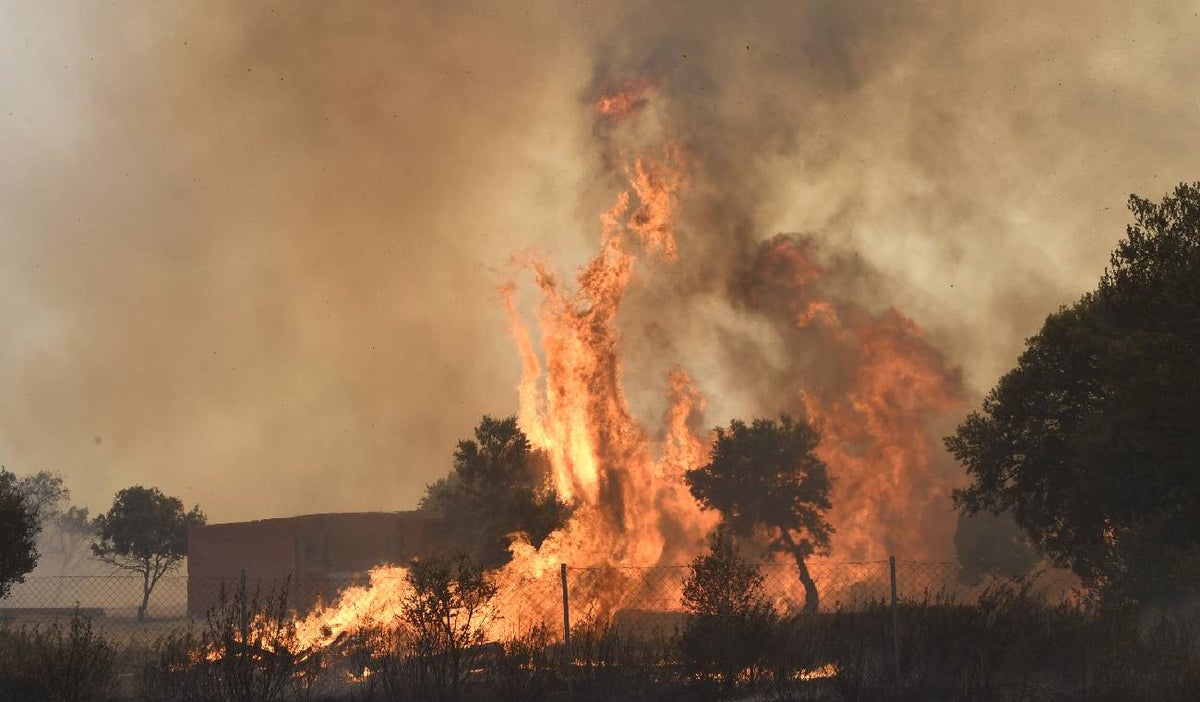 Incendios en España