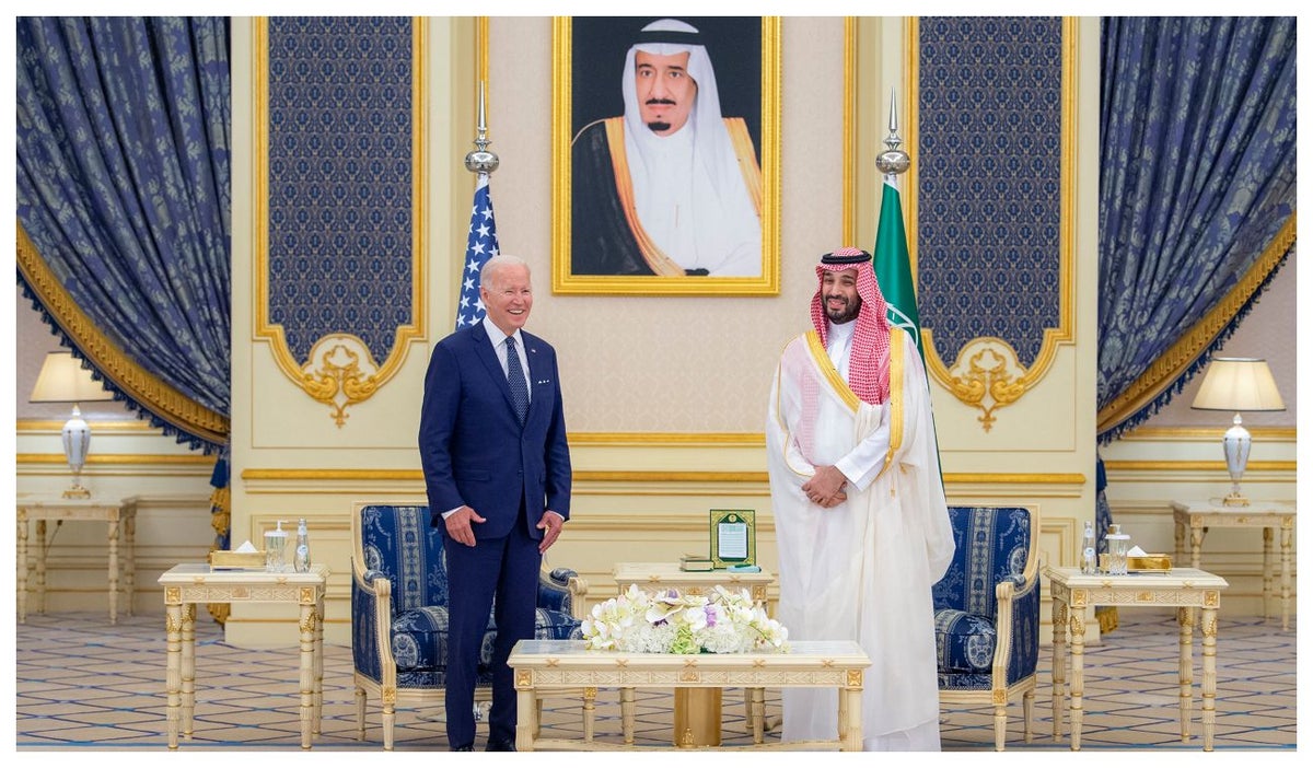 Joe Biden y Mohamed bin Salman