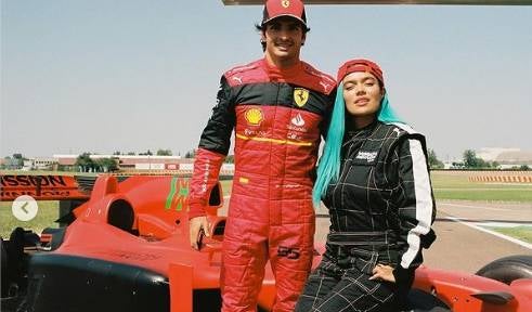 Karol G invitada estrella por Ferrari a la F1
