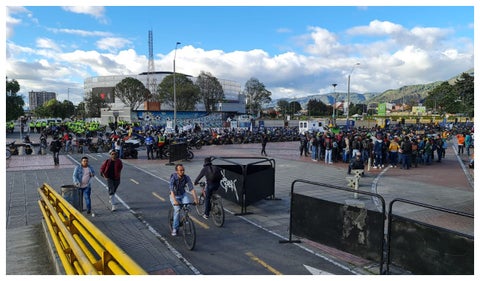 Manifestación de motociclistas