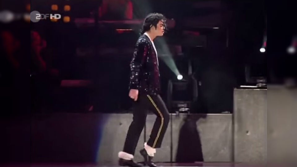 Michael Jackson caminata lunar