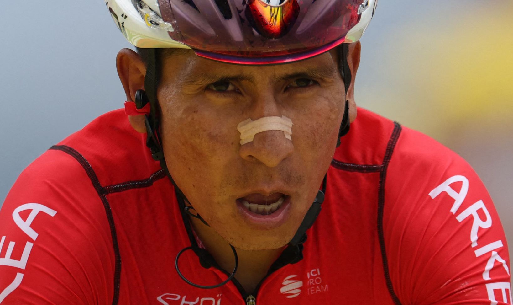 Nairo Quintana con el Arkea en una etapa del Tour de Francia 2022