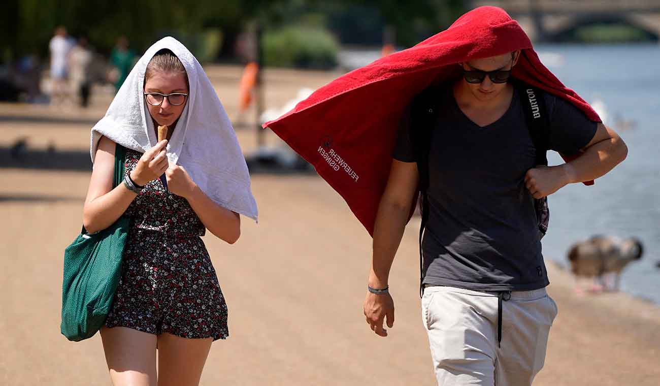 Ola de calor en Inglaterra